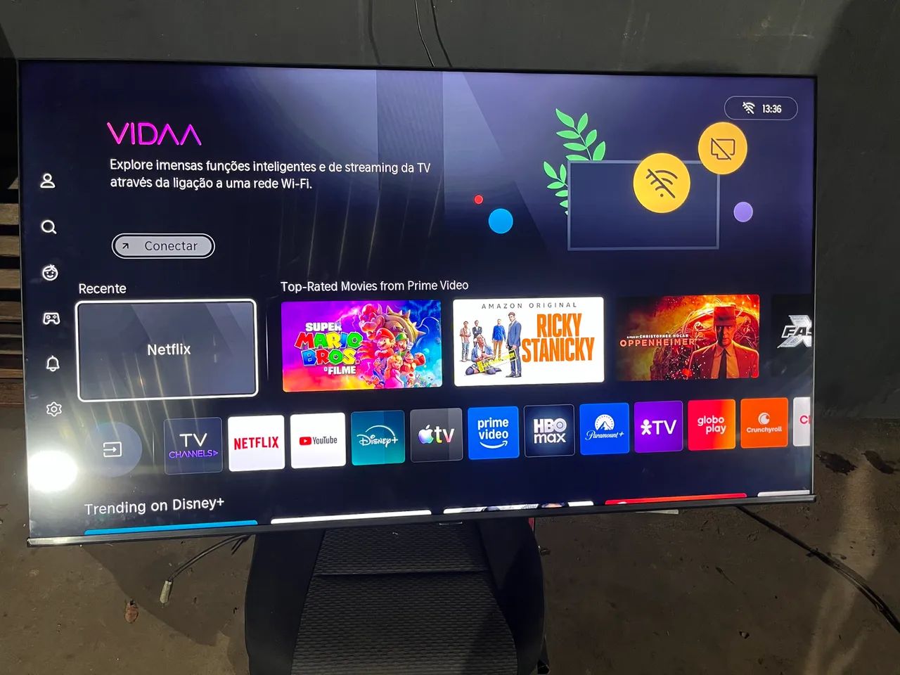 Tv Dled 65 polegadas Toshiba 4k Bhuetooth  ?detalhe imagem imperceptível  - Foto 2