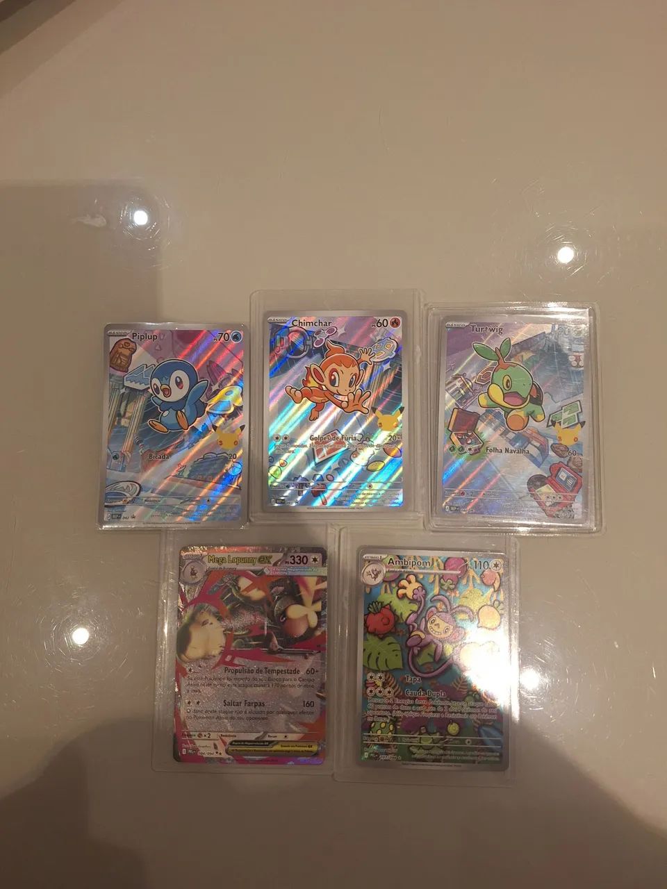 Cartas raras de Pokémon 