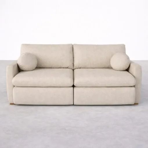 Sofá Cama Bellagio 230 cm Linho bege. Pronta Entrega. - Foto 2