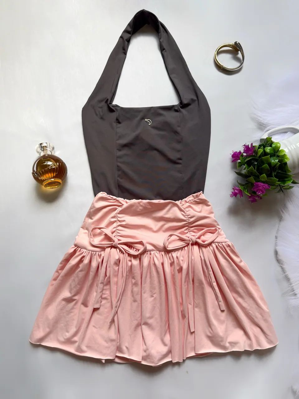 Conjunto saia mis cropped - Foto 2