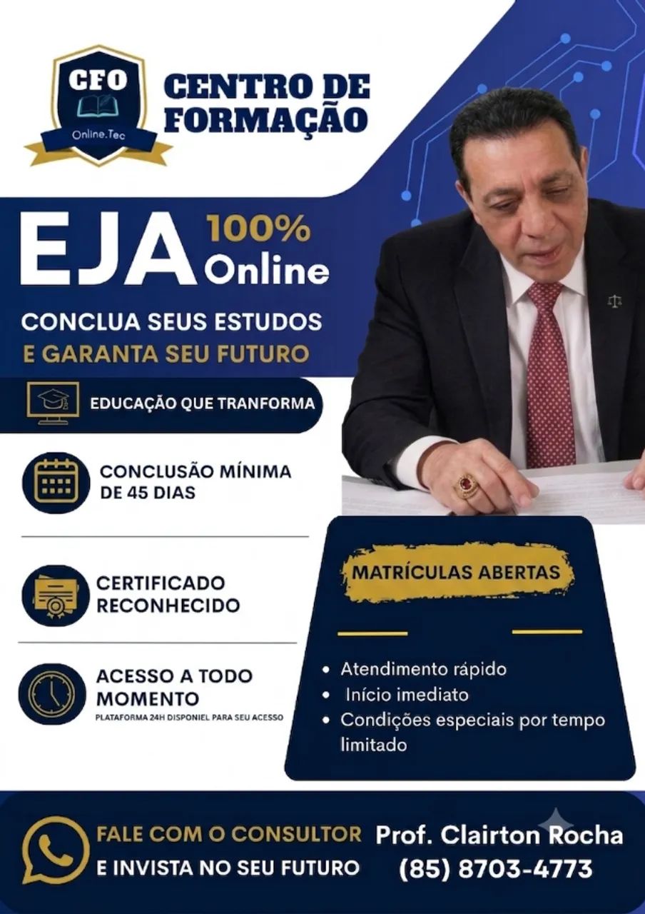 EJA EAD CONCLUA SEUS ESTUDOS - CFO