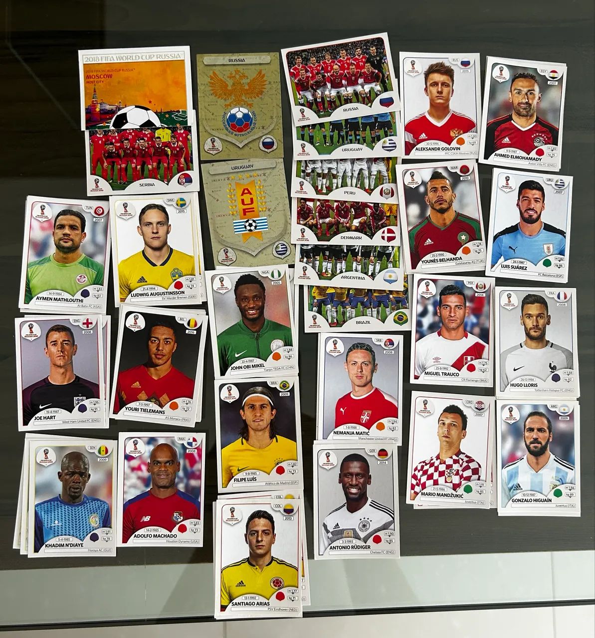 Figurinhas Copa 2018