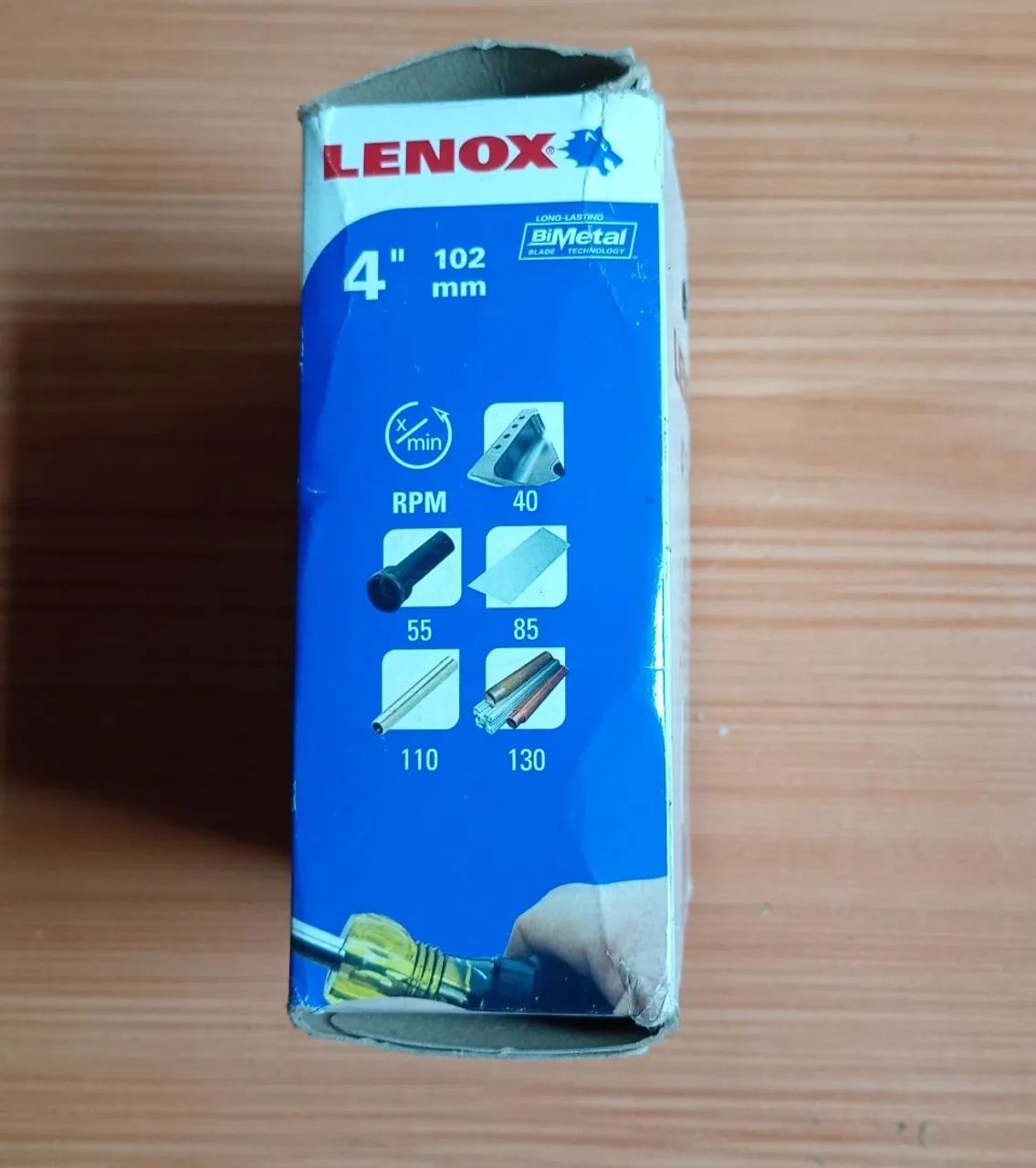 Serra Copo Bimetálica Lenox de 4 polegadas (102 mm), - Foto 3