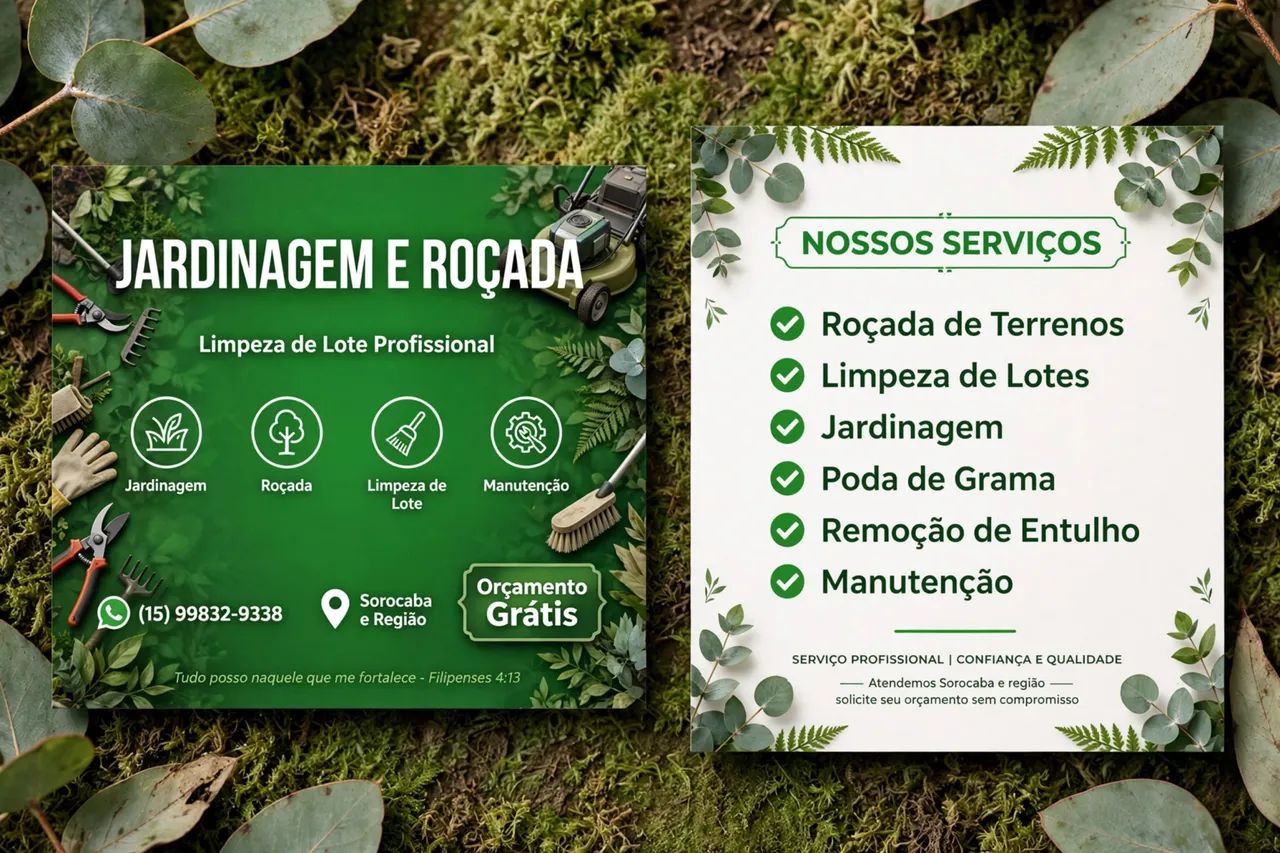 Jardinagem e roçadas de lotes