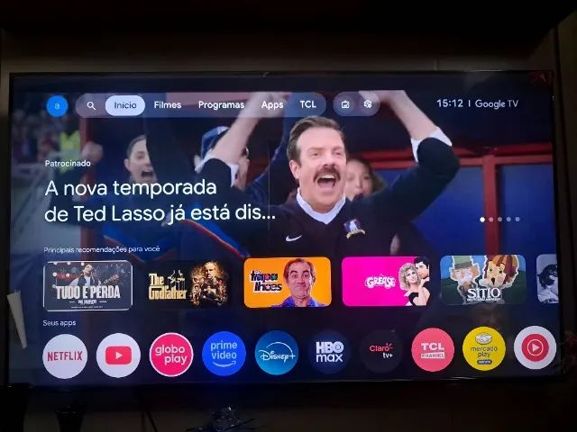 Televisão tcl 55 polegadas Qled 4k hein Google  - Foto 2