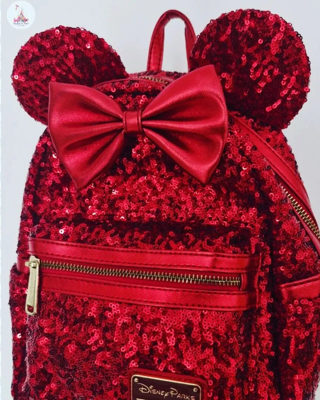 Mochila Loungefly Backpack Minnie Mouse Disney Parks - Foto 4