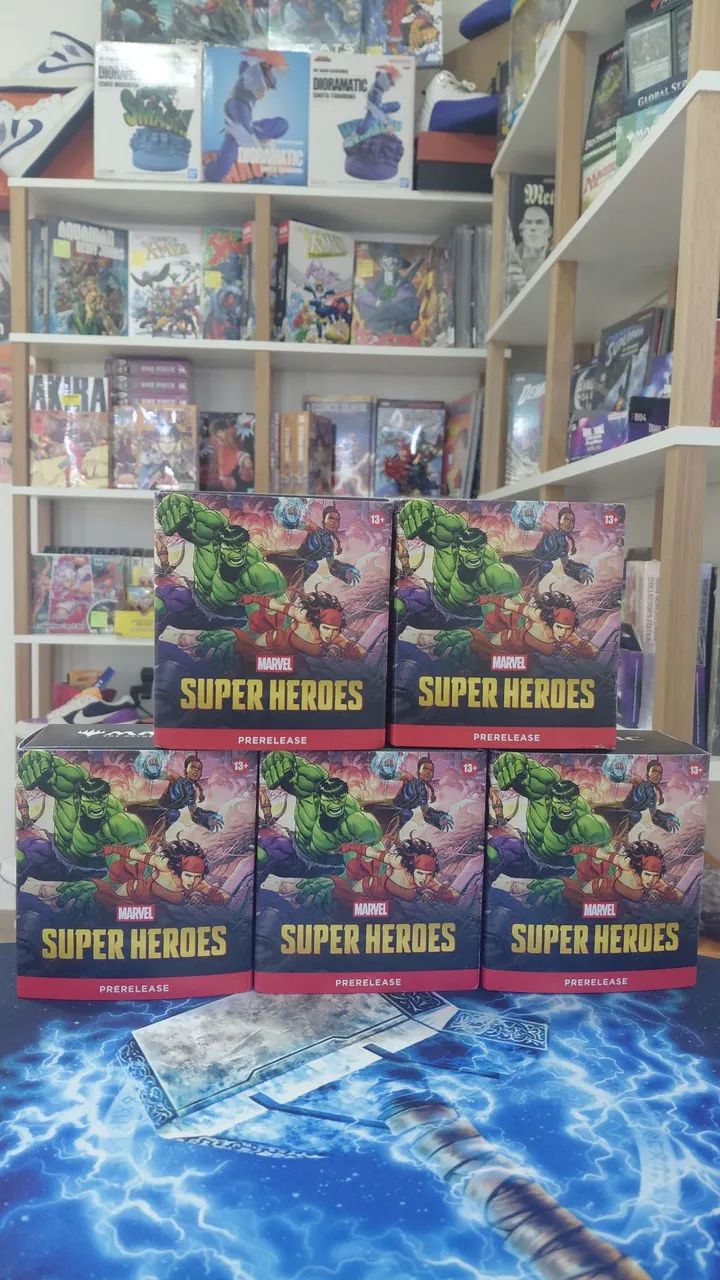 Kit de Pré-Lançamento MTG Marvel Super Heroes  - Foto 3