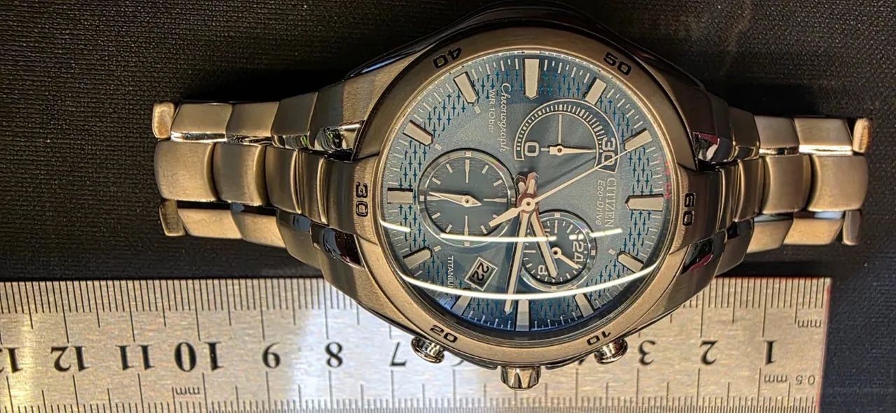 Citizen eco drive titânio  - Foto 3
