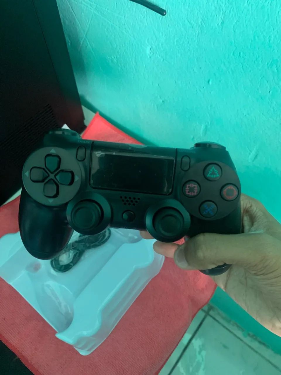 Controle ps4 sem fio Bluetooth para PS4,IOS,Android e Pc - Foto 4