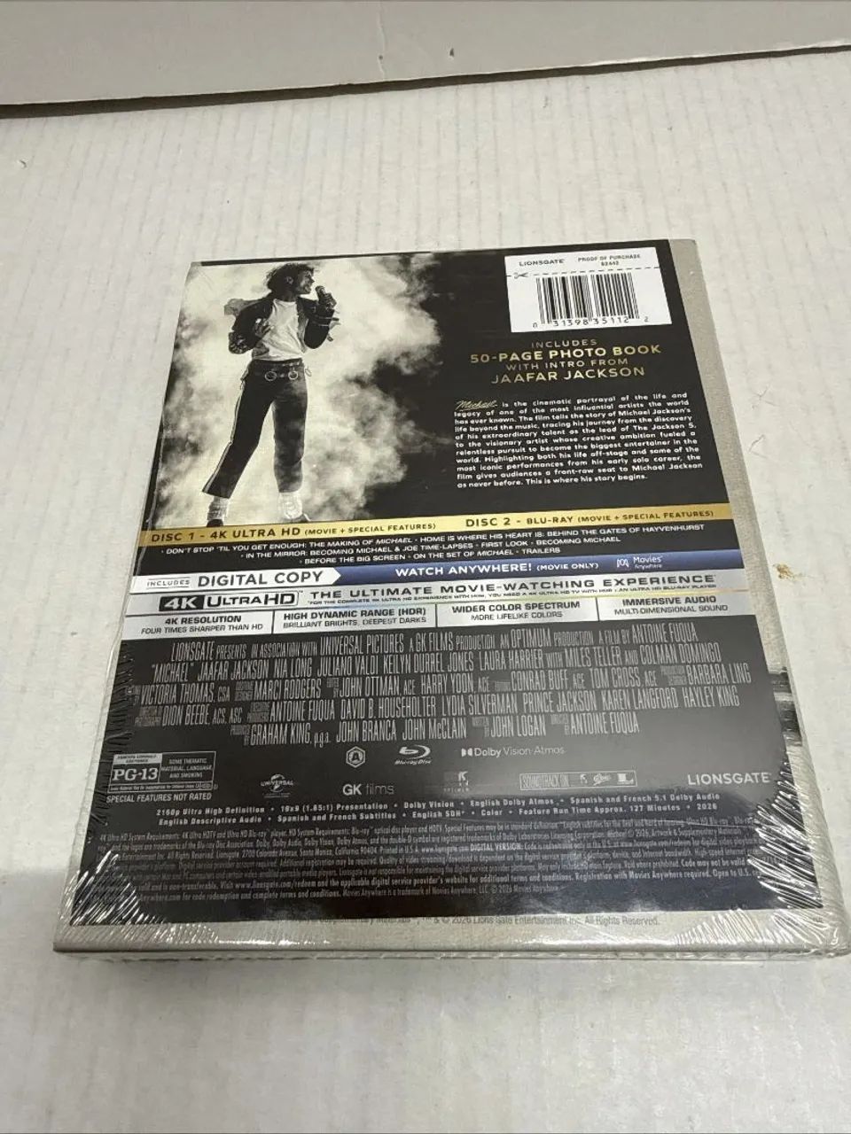 MICHAEL - Edição de Colecionador Limitada da Lionsgate [4K UHD + Blu-ray + Código Digital] - Foto 3