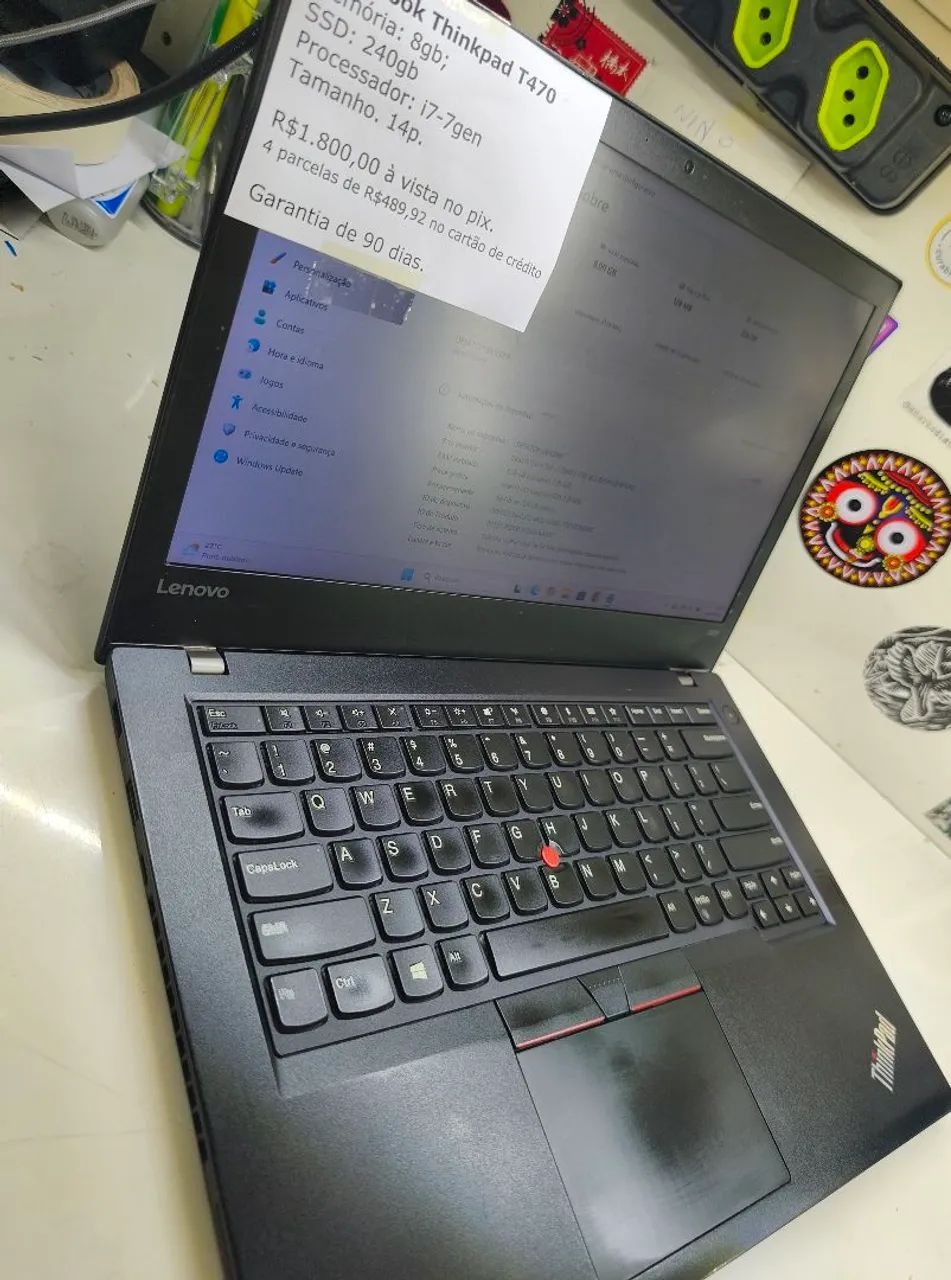Notebook ThinkPad T470 i7-7gen  - Foto 4