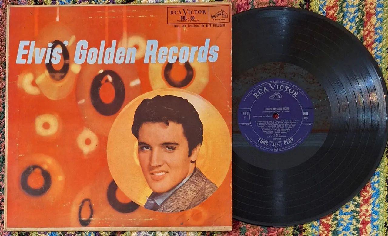 Elvis Presley - Lp Elvis' Golden Records Original 1958 - Único