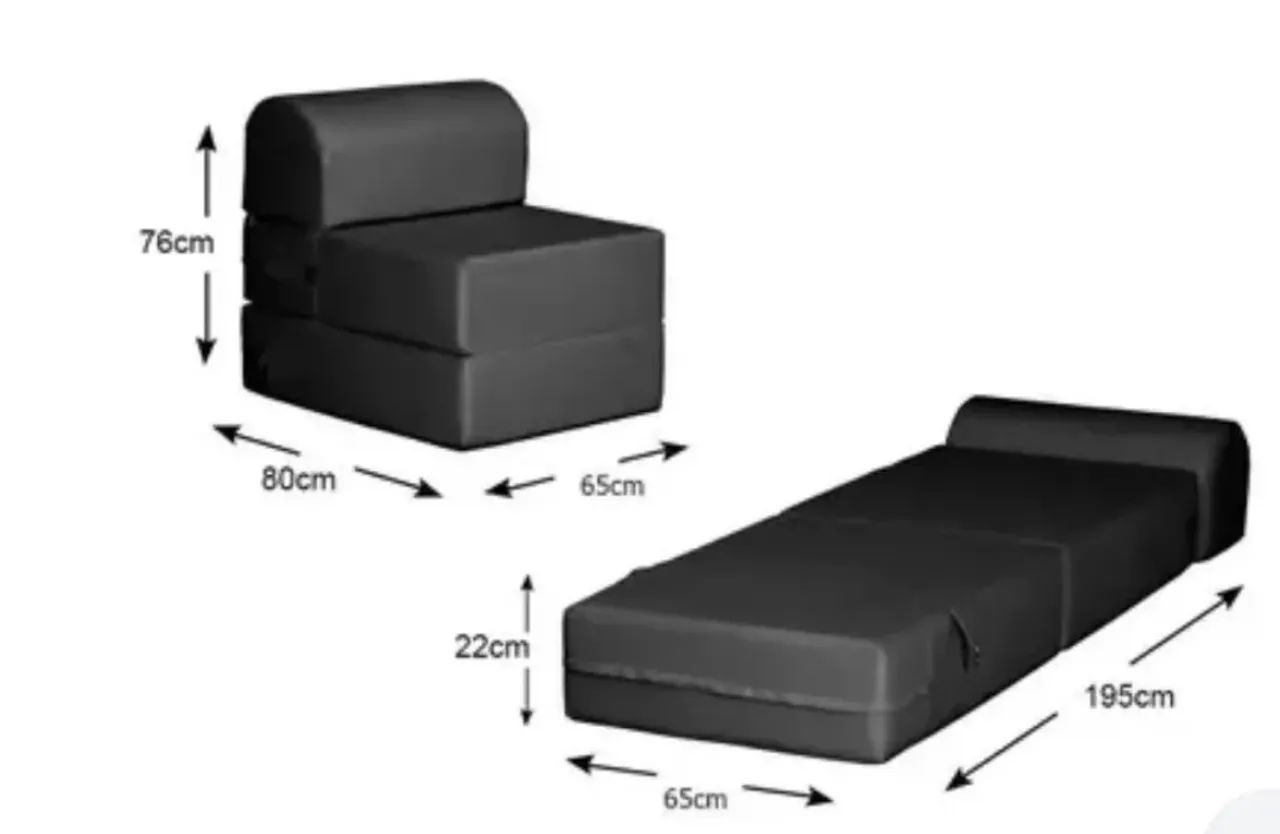 Vendo sofá/poltrona cama Tok Stok - Foto 3
