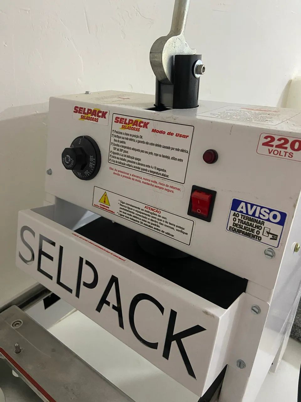 Seladora Selpack bandejas e potes delivery  - Foto 5