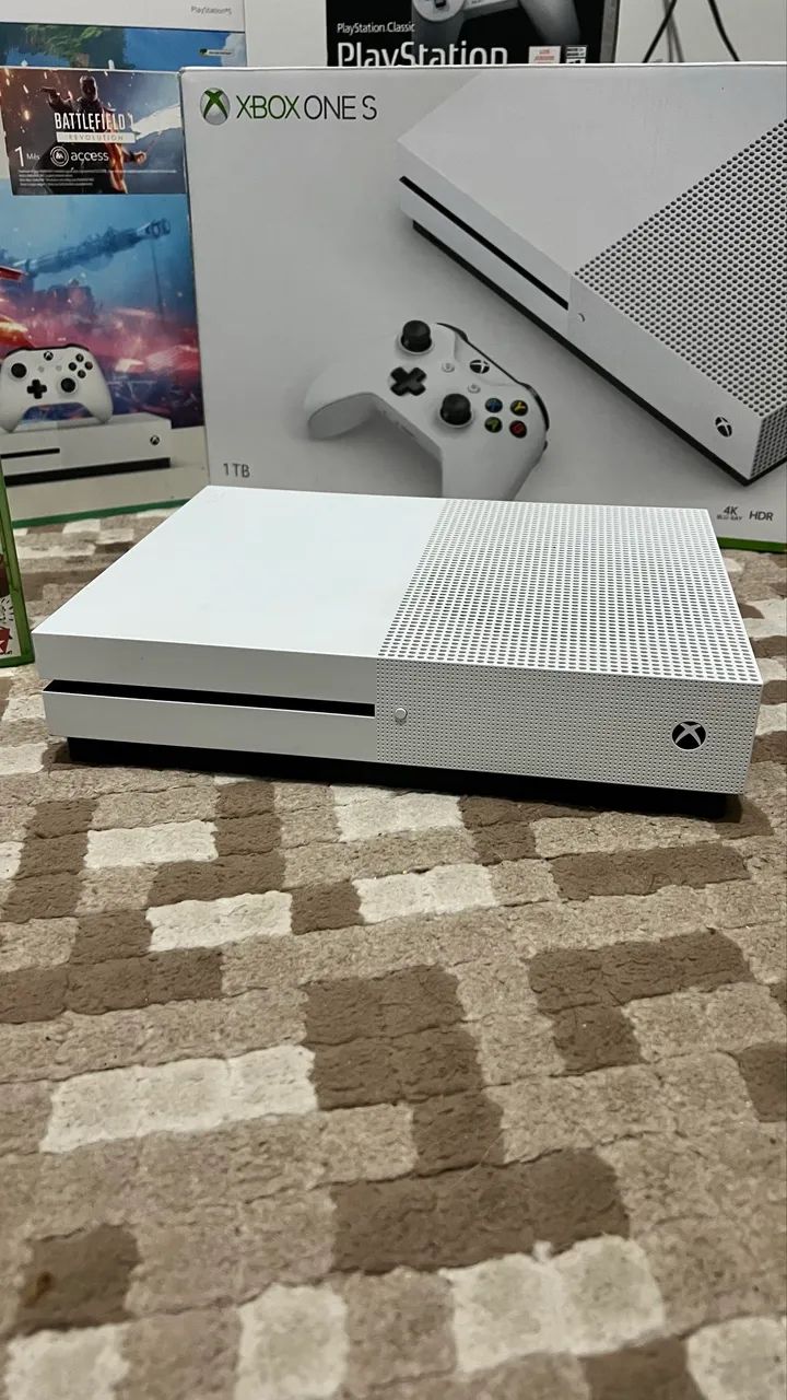 Xbox One S 1TB + 02 Jogos e 03 Meses de Garantia ( Loja Física ) - Foto 5