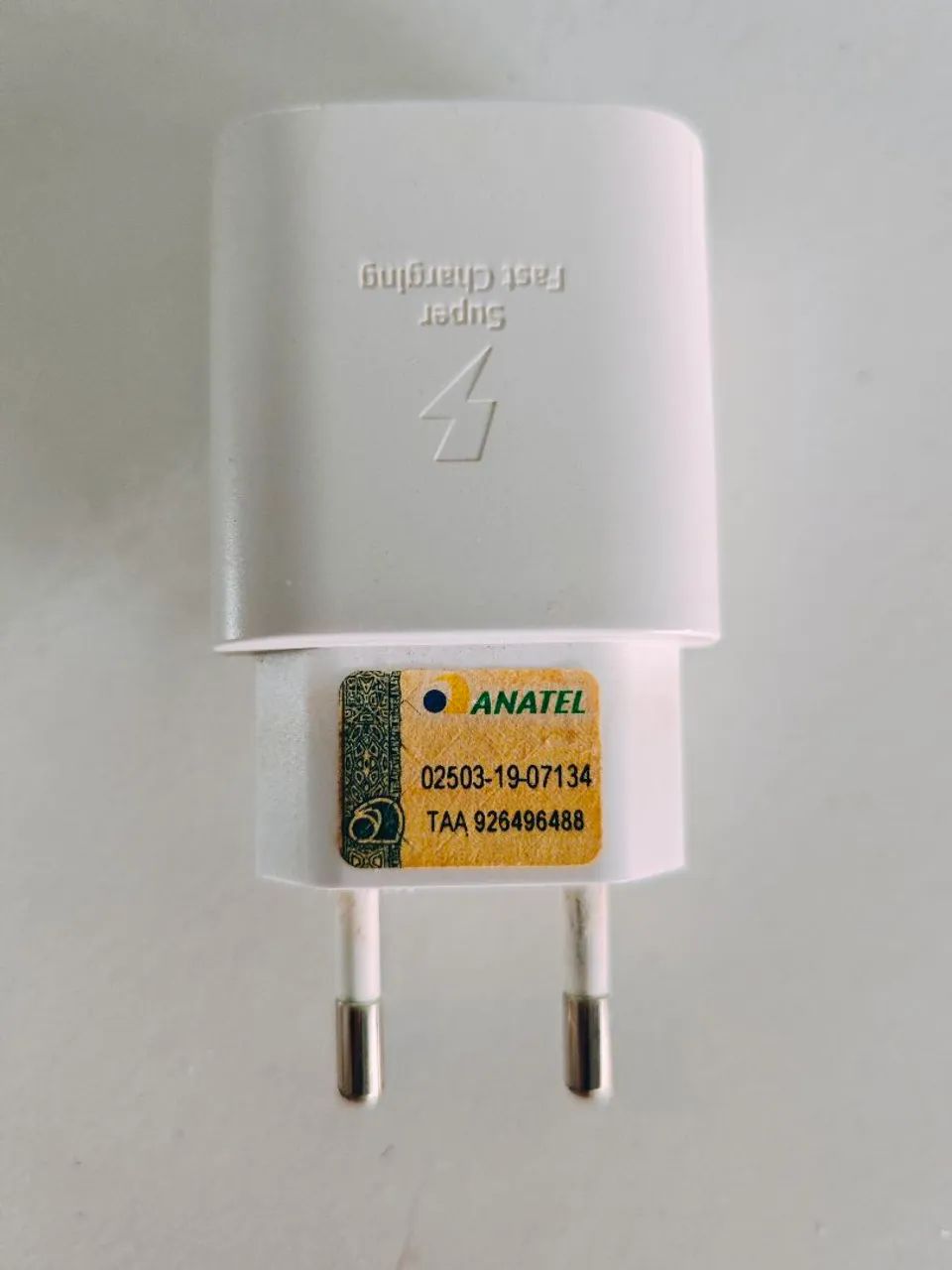 Carregador de celular Samsung. Original. Bem conservado!!!! - Foto 2