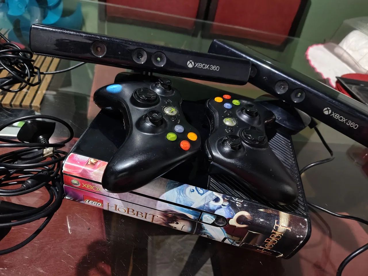 Xbox 360 desbloqueado com 84 jogos 2 controles originais 