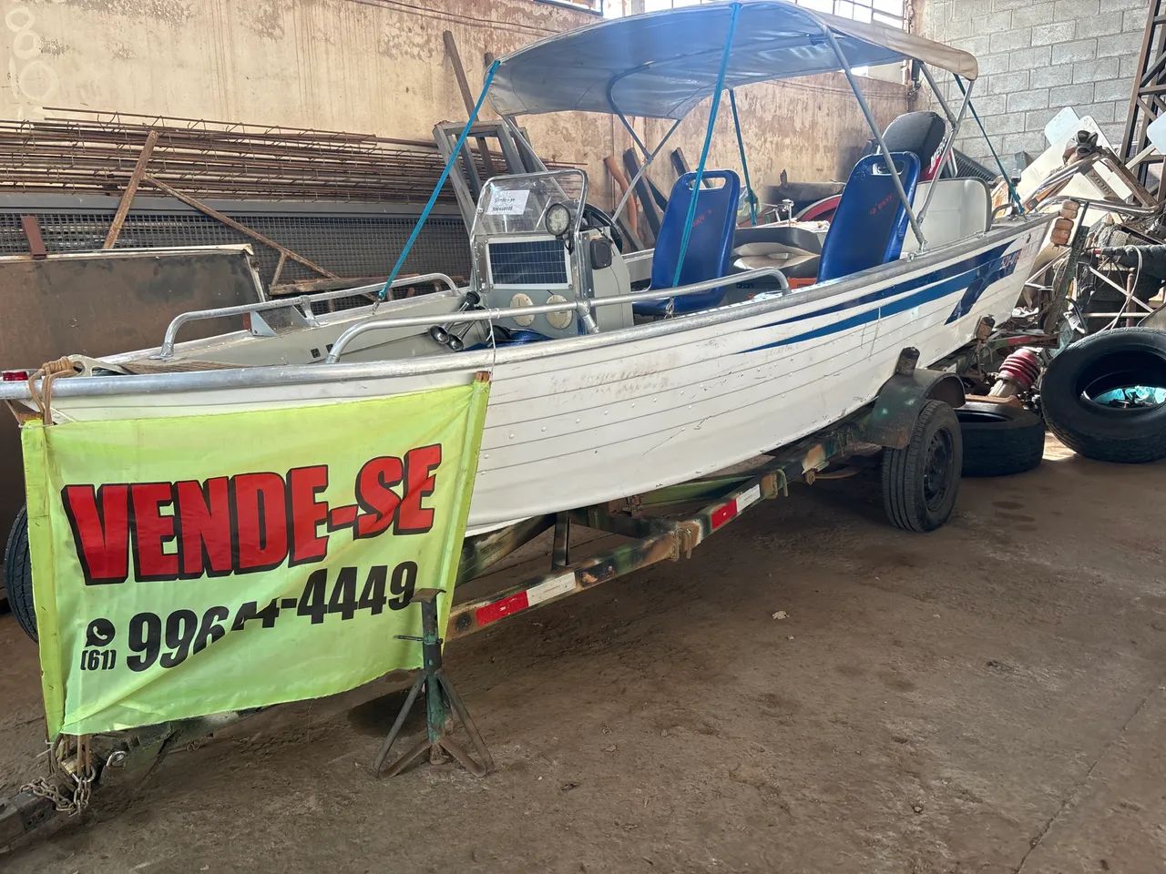 Lancha alumínio 550