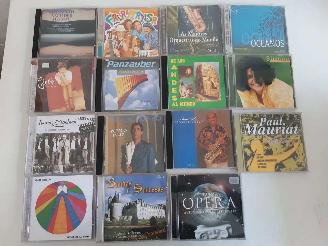 Kit com cds diversos