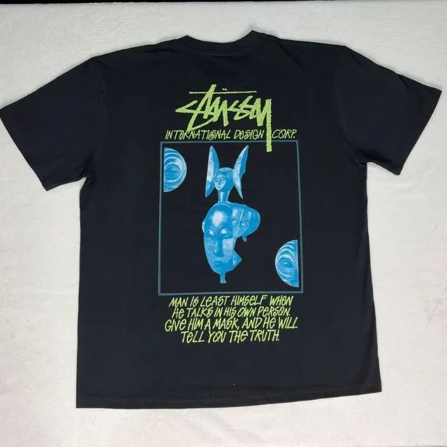 camiseta stussy man is least himself preta - Foto 5