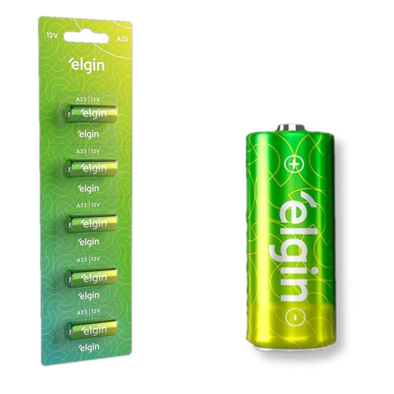 Baterias Elgin 23a 12v A23 Alcalina Para Controle Portão 