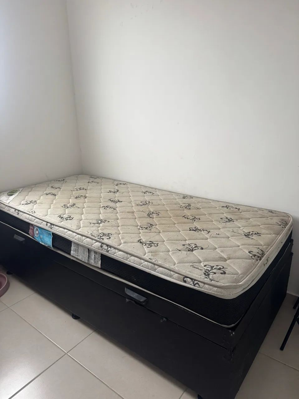Cama baú solteiro 