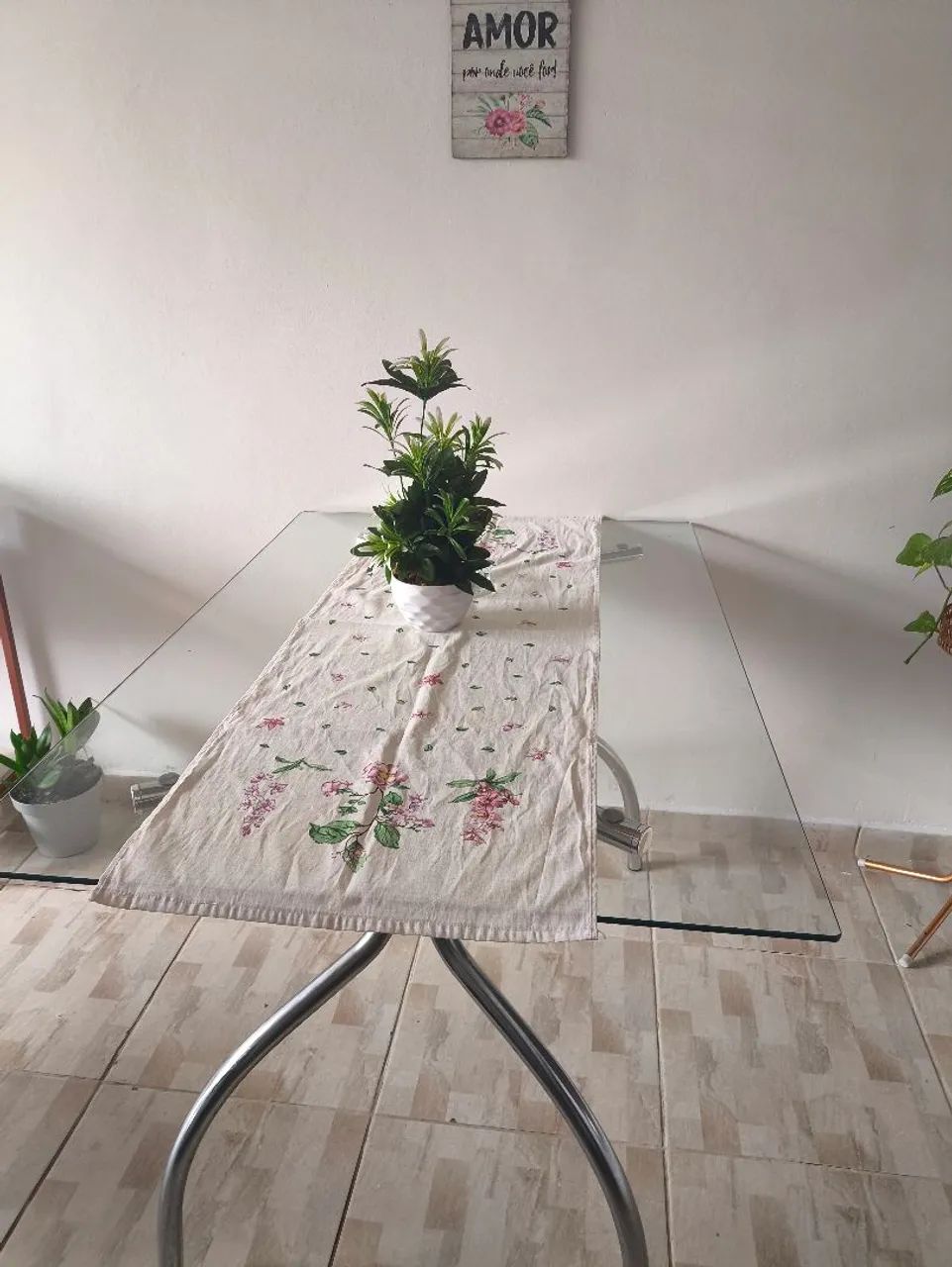 Mesa de vidro