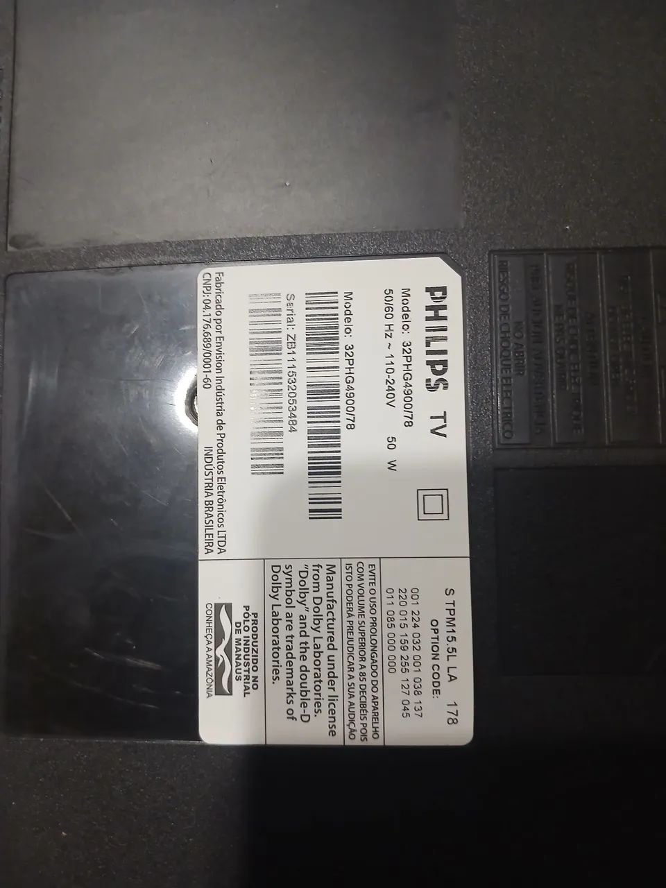Tv Philips 32 Polegadas  - peças ou conserto - Foto 3