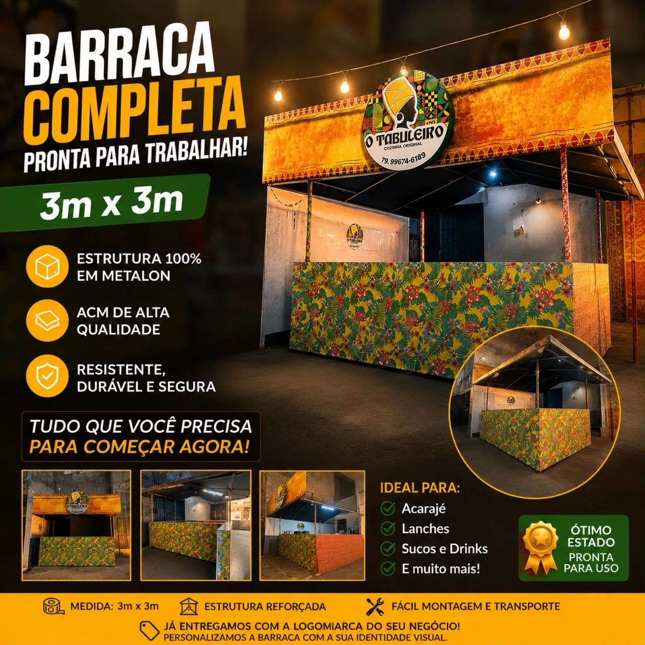 Barraca GG pra vender o que quiser