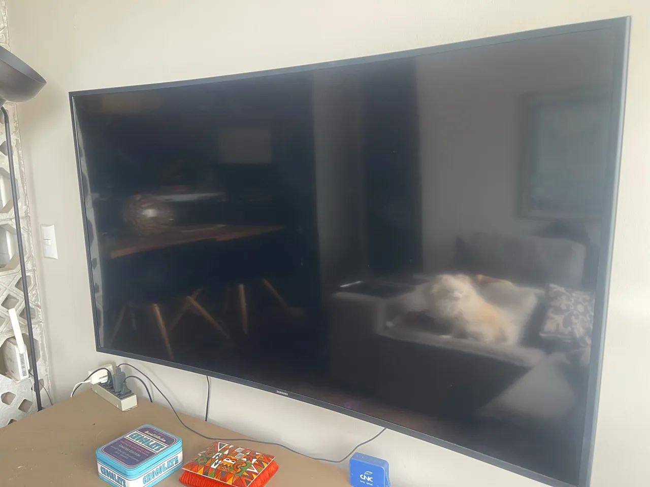 TV SAMSUNG CURVA 55 - IMPECÁVEL  - Foto 2