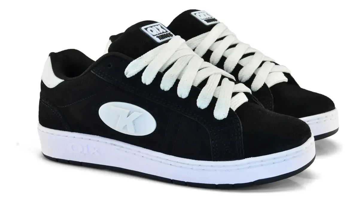 Tênis QIX x Kings Combat Suede Heart Pack Branco Nº 42 - Semi Novo (Estado Impecável) - Foto 4