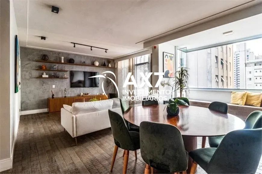 Apartamento com 140m² para venda, Jardins, SP.