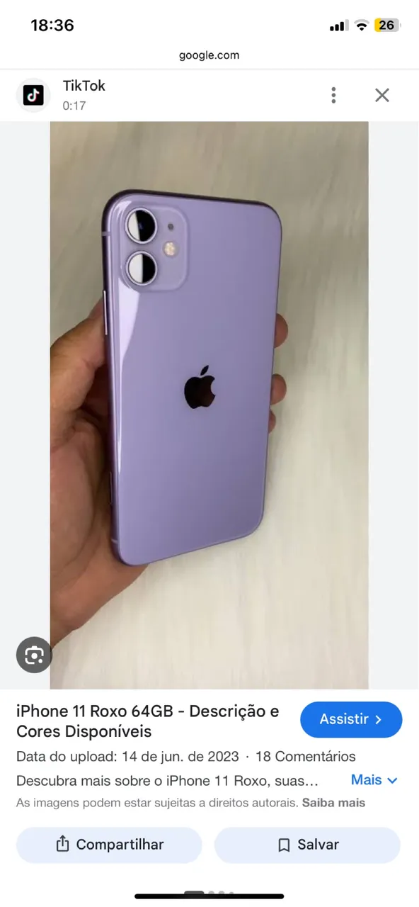 iPhone 11, 64gb - Celulares e Smartphones - Lagoa do Itaenga
