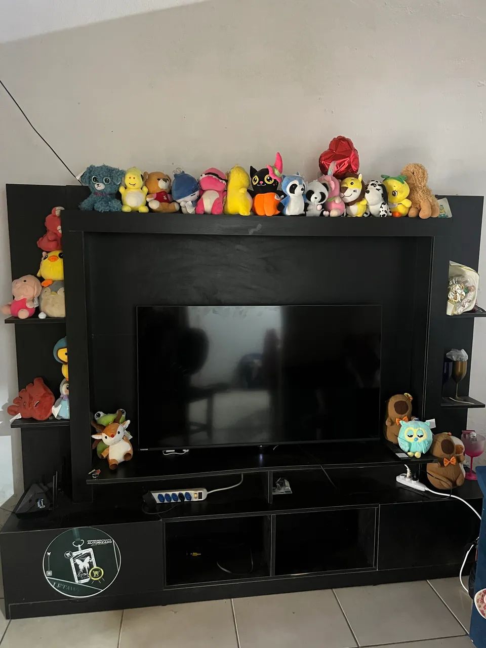 Rack com painel 
