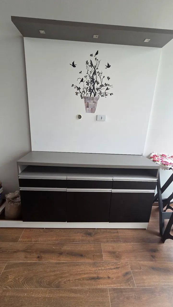 Lindo Rack em MDF com painel em LED !