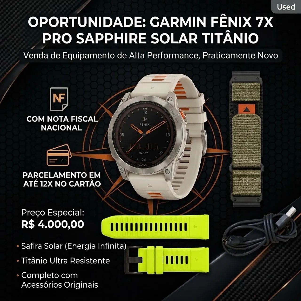 GARMIN FÊNIX 7 PRO SAPHIRE