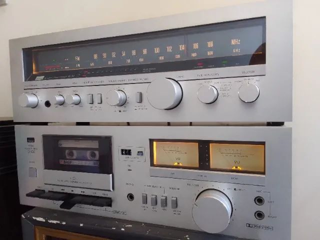 Receiver Sansui R70 e tape deck Sansui D100 - Foto 3