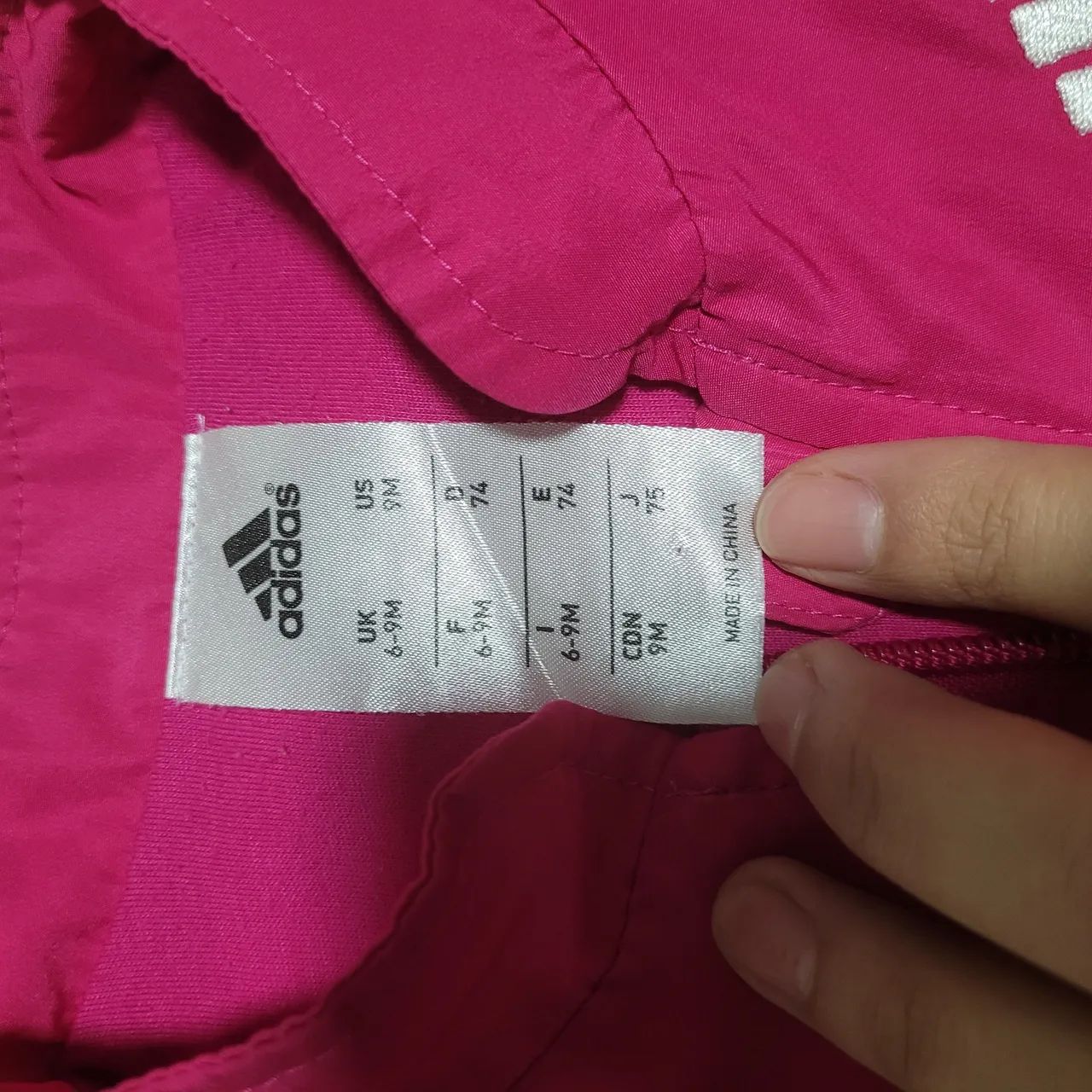 Jaqueta Adidas infantil original 6/9m - Foto 3