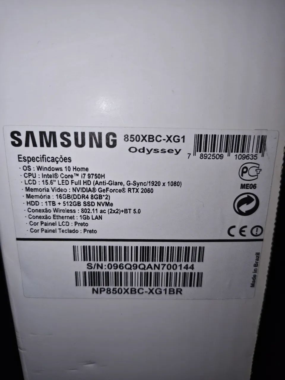 Notebook Samsung Odyssey 2 RTX 2060 - Foto 3