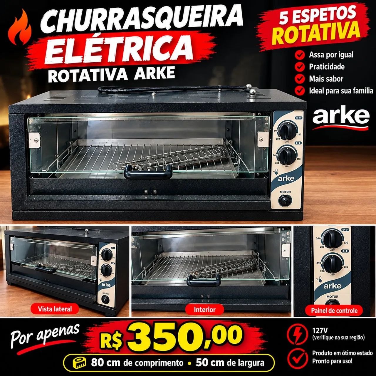 Churrasqueira eletica