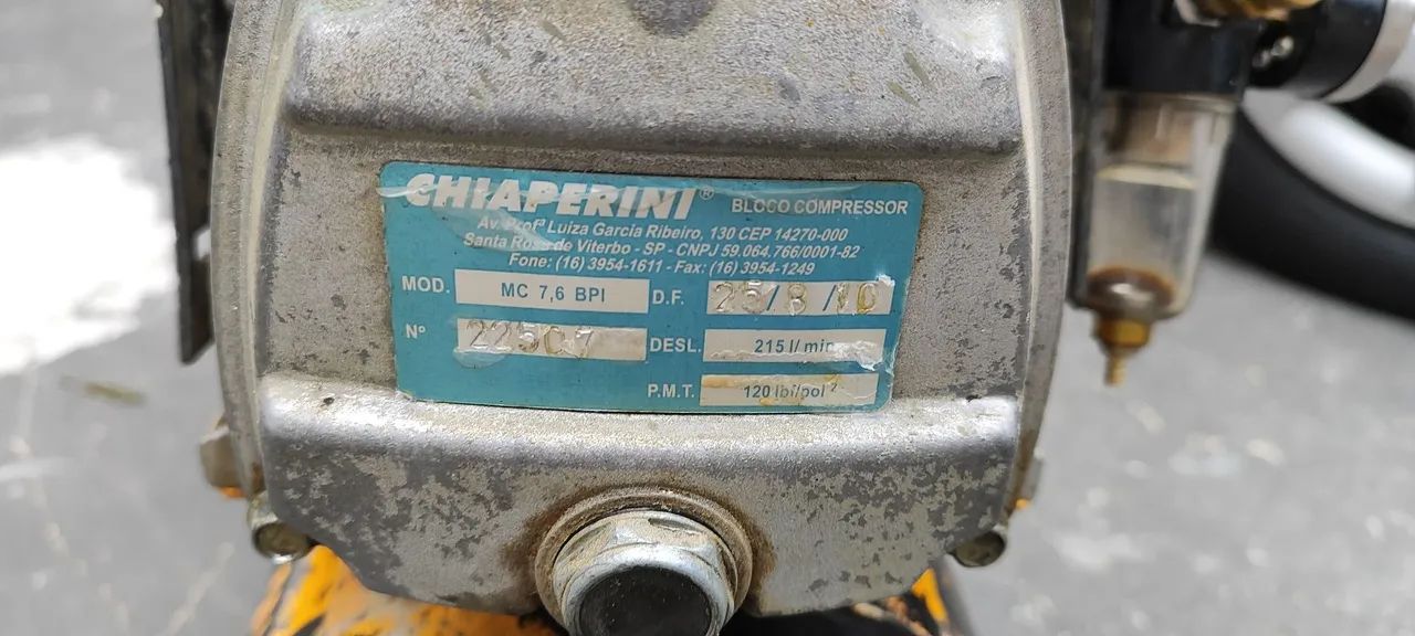 Compressor de ar Chiaperini 24L - Foto 3