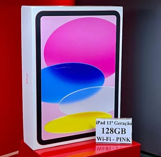 Apple iPad 11 - A16 Wi-Fi - 128GB - Rosa - MD4E4LL/A - Produto Lacrado com Garantia.