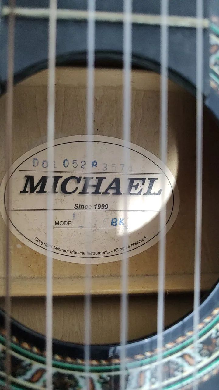 Violão Michael Preto+Capa Original  - Foto 5