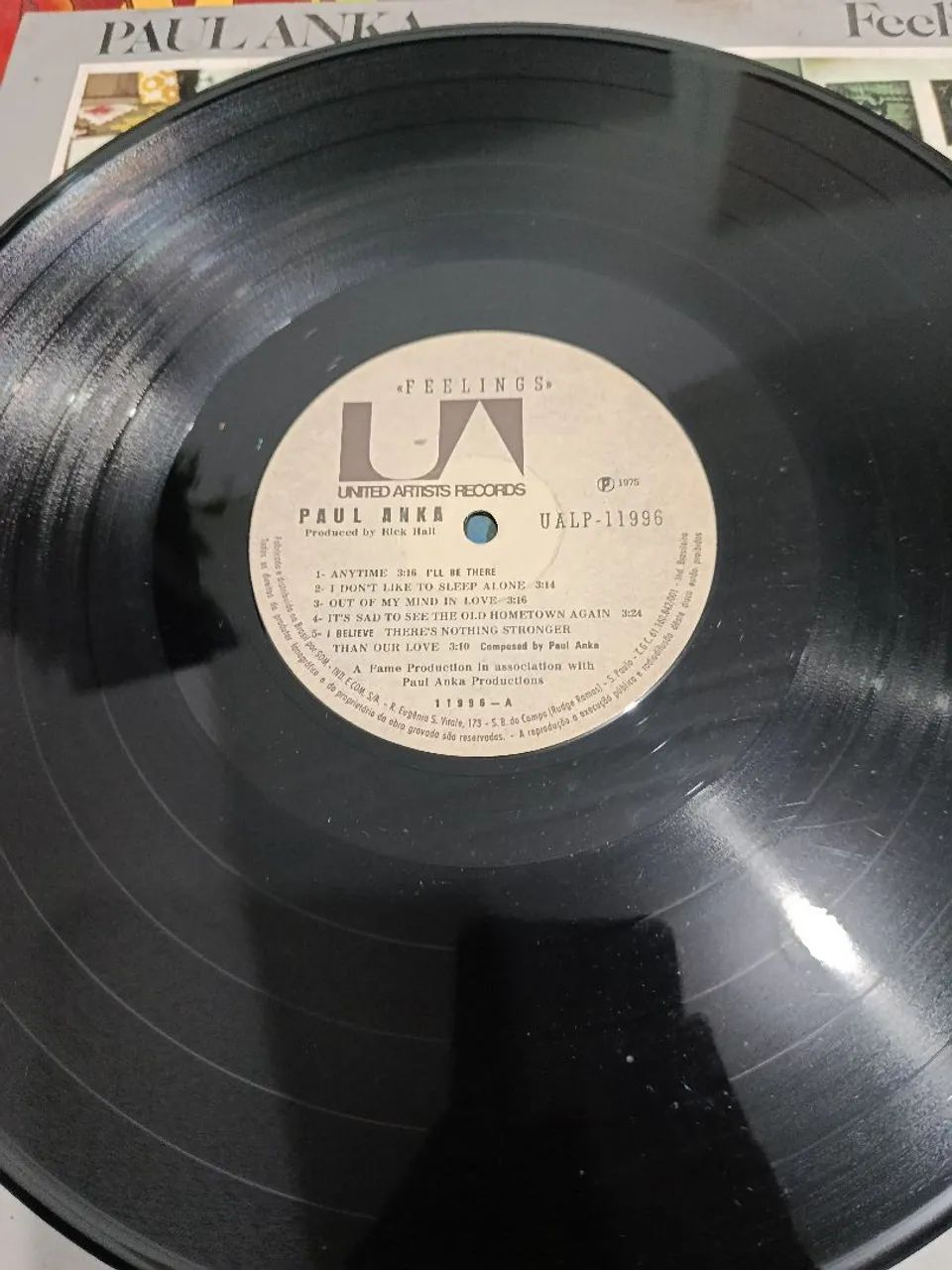 PAUL ANKA - feelings | disco de vinil UALP11996 - Foto 2