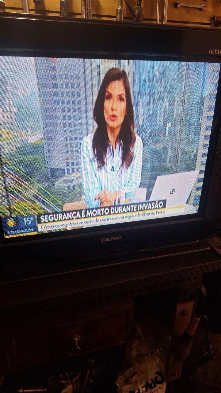 Tv antiga 20 polegadas semp  - Foto 3