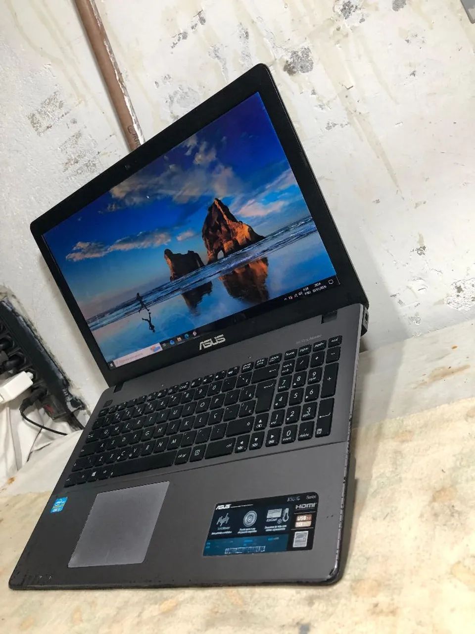 NOTEBOOK ASUS CORE I3 6GB TODO BOM ACEITO CARTÃO DO GARANTIA 580$ - Foto 2