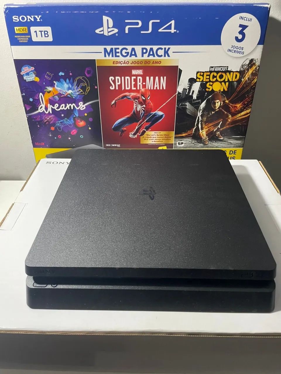 Ps4 - impecável com caixa - Foto 3