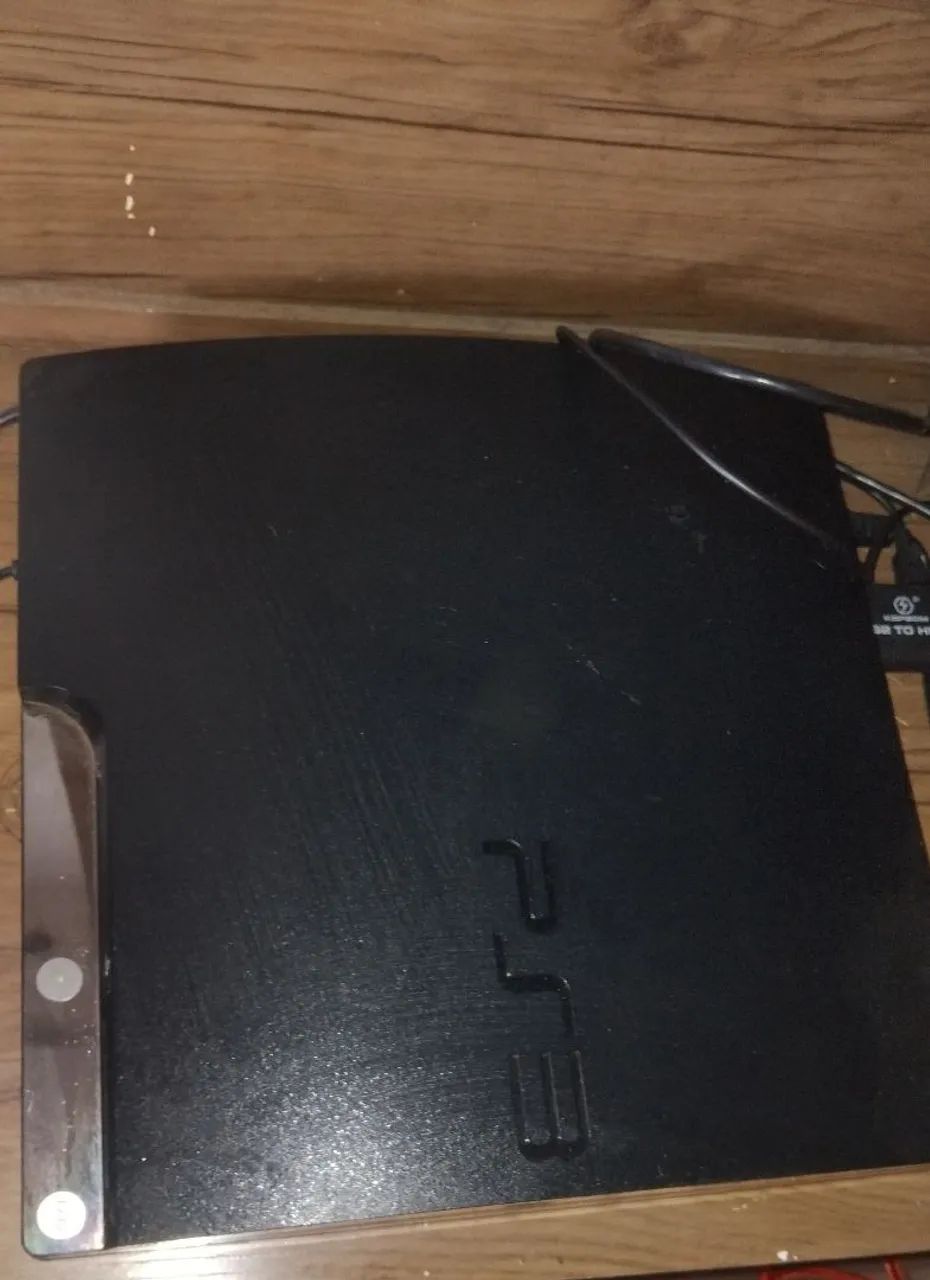 PS3 SLIM SEMI NOVO, DESBLOQUEADO!!! - Foto 2