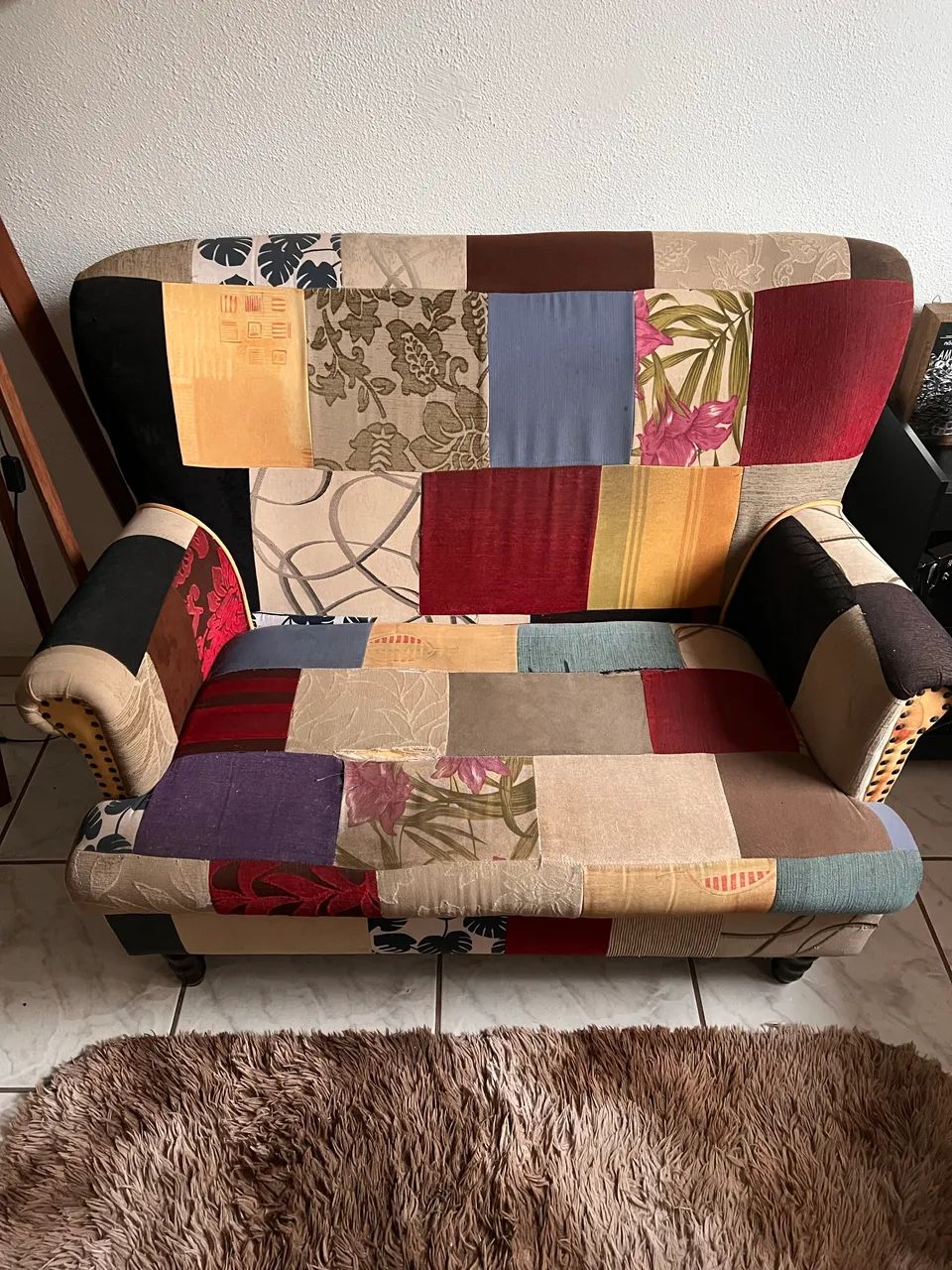 Sofa 2 lugares retrô  - Foto 2