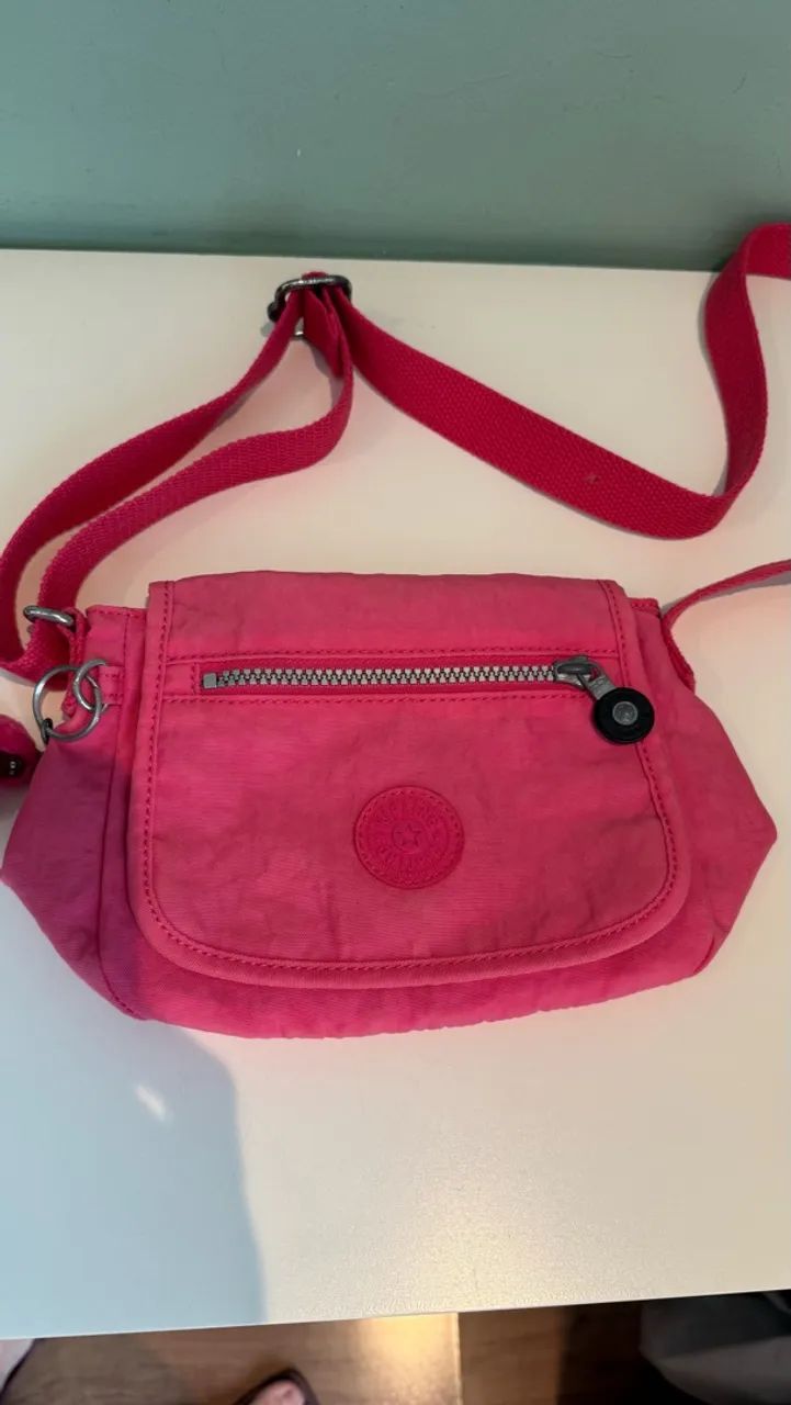 Bolsa tiracolo Kipling Rosa